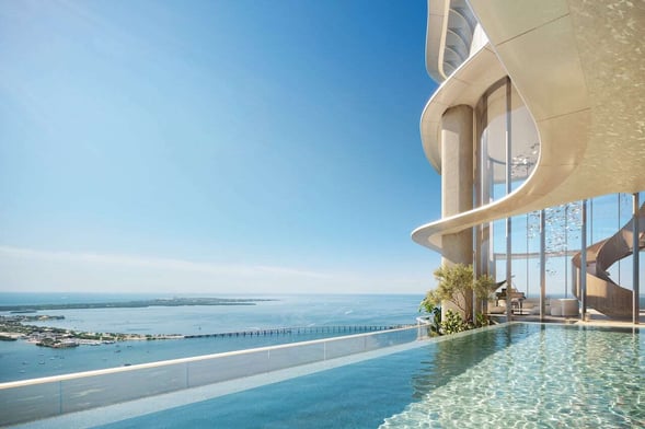 Penthouse en duplex de 100 millions de dollars à The Residences at Mandarin Oriental