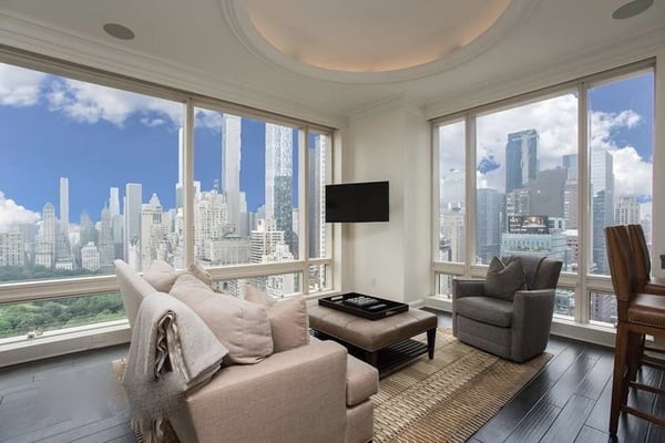 Prix de l'immobilier à Manhattan pour 1 Central Park West