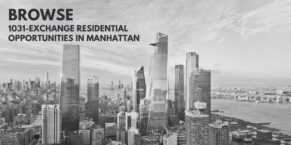 Opportunités résidentielles d'échange 1031 à Manhattan NY