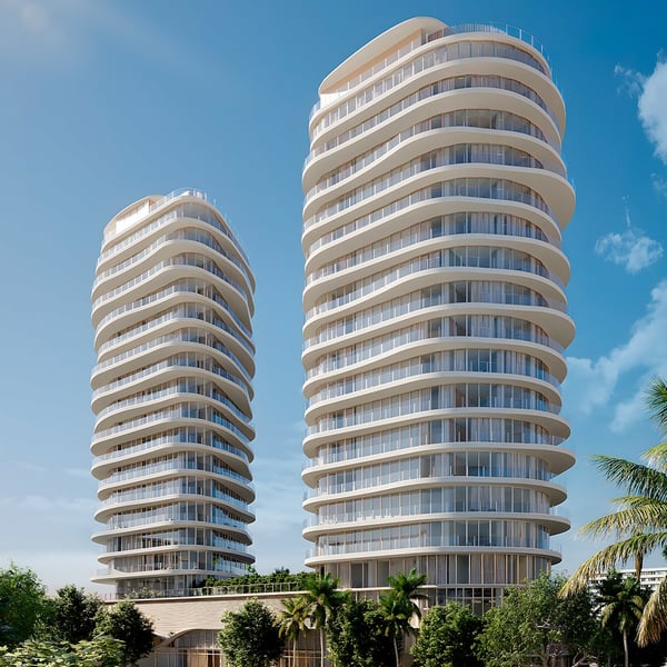 Armani/Casa Residences Pompano Beach pool deck and ocean views