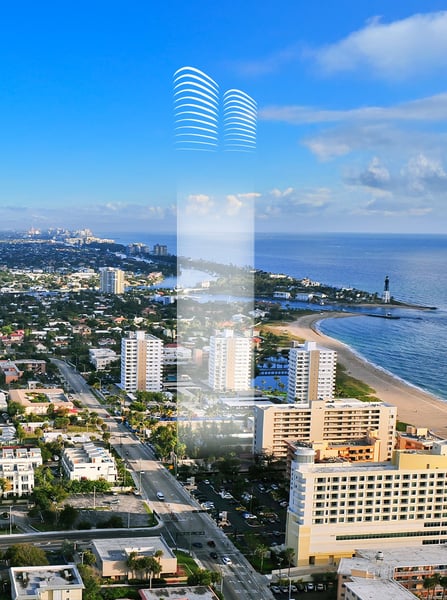 Armani/Casa Residences Pompano Beach amenity deck and landscape by West8