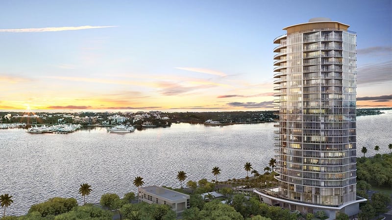 Forté on Flagler lobby interior by Jean-Louis Deniot