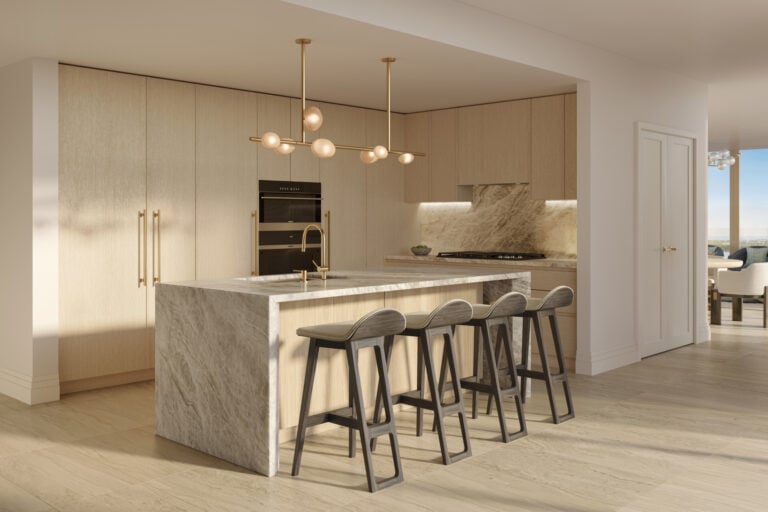 Ritz-Carlton West Palm Beach living room interior with water views